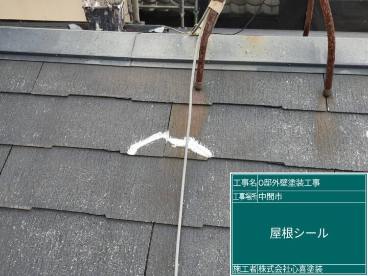 屋根シーリング補修❸
