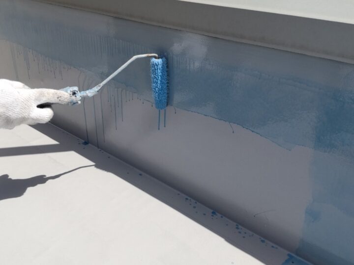 屋上防水塗装④