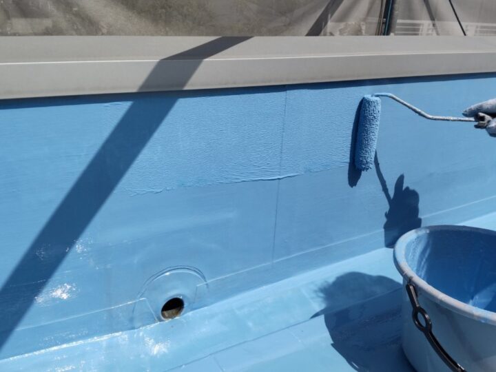 屋上防水塗装⑮