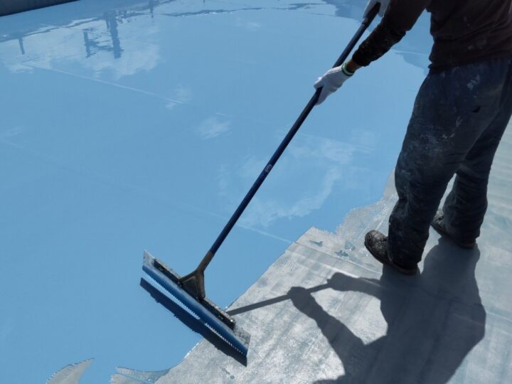 屋上防水塗装⑧
