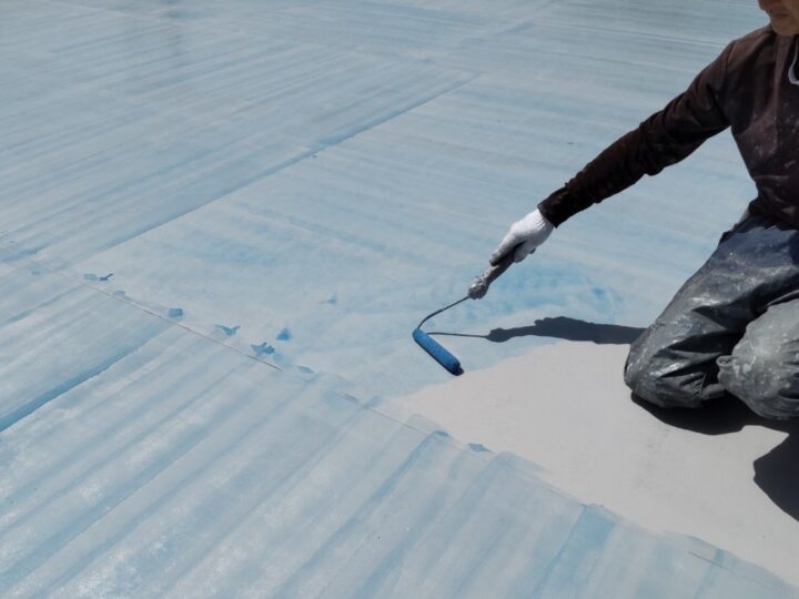 屋上防水塗装⑥