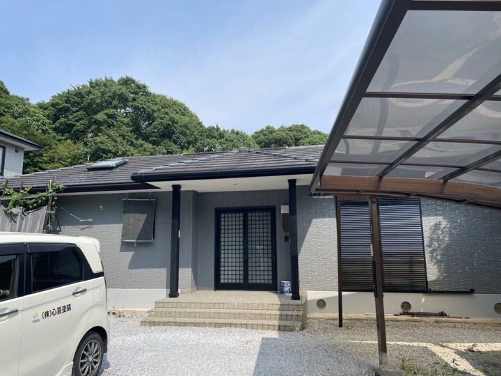 飯塚市Ｏ様邸　外壁塗装工事　シーリング工事　