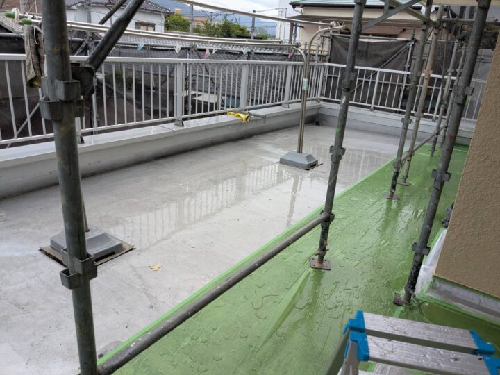 ベランダ防水施工前