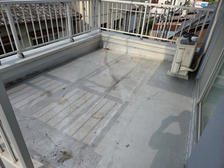 ベランダ防水施工前