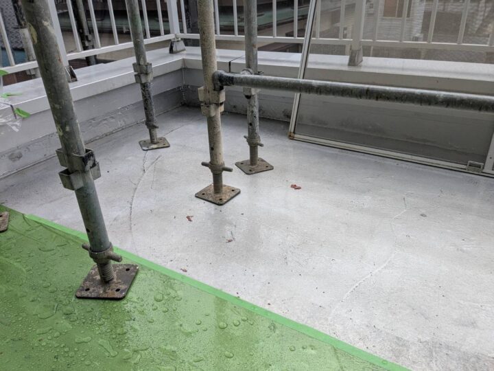 ベランダ防水施工前