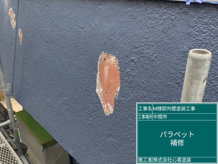 パラペット補修