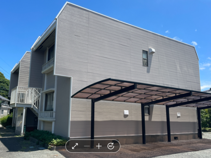 遠賀郡水巻町　Ｙ様所有アパート　外壁塗装工事・シーリング打ち替え工事