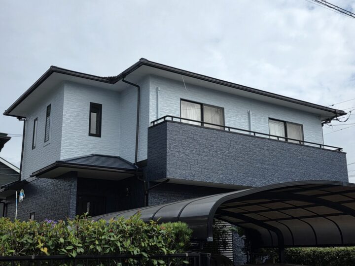 福岡県遠賀郡水巻町　Ｎ様邸　外壁・屋根塗装工事