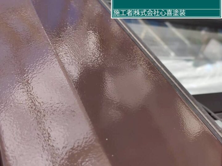 シャッターボックス上塗り