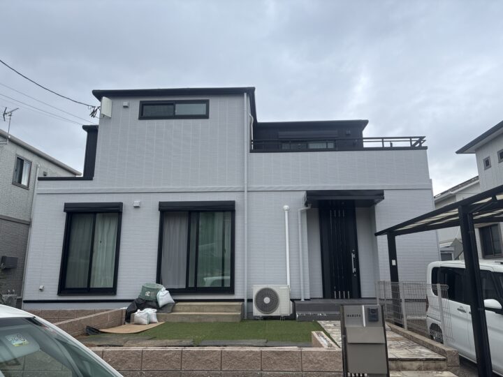 福岡県宗像市　I様邸　外壁塗装・屋根防水改修工事