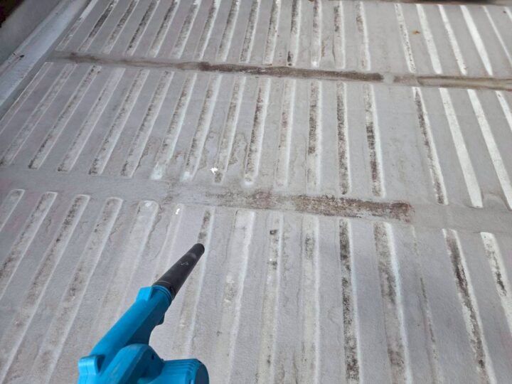 ベランダ高圧洗浄