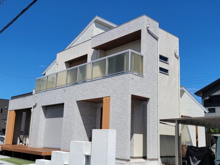 福岡県北九州市若松区　K 様邸　外壁塗装・ベランダ屋上防水工事