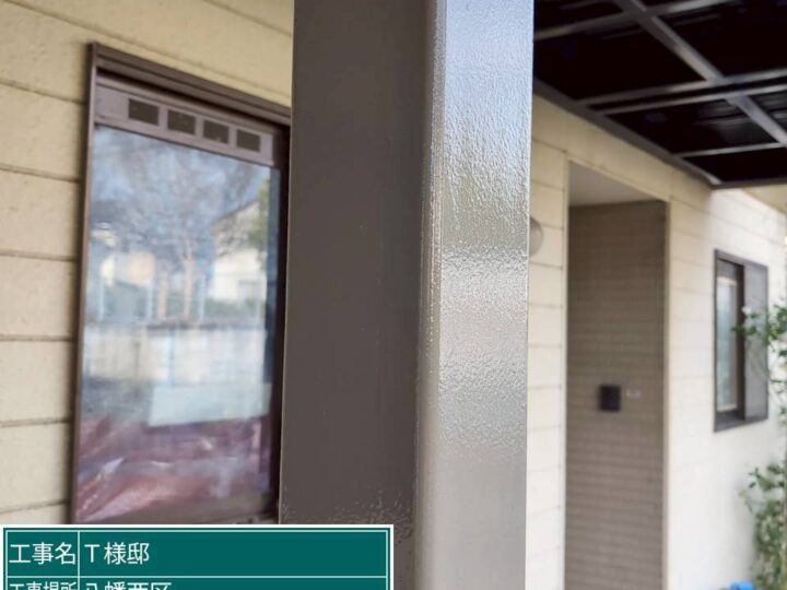 E棟 鉄骨上塗り