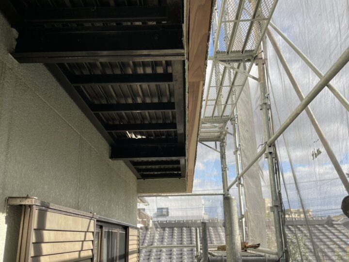 ベランダ下改修工事