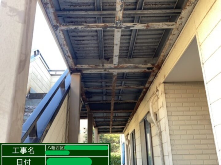 B棟 鉄骨階段補強工事施工完了