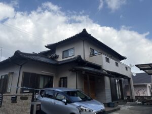 福岡県遠賀郡水巻町　U様邸　外壁塗装・ベランダ防水工事