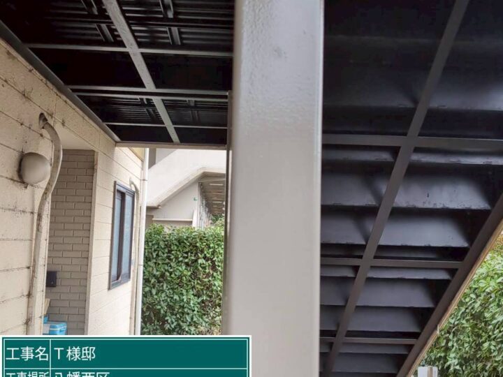 B棟 鉄骨上塗り２回目