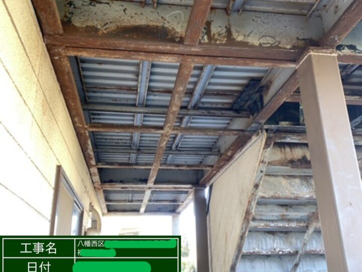 B棟 鉄骨階段補強工事施工完了