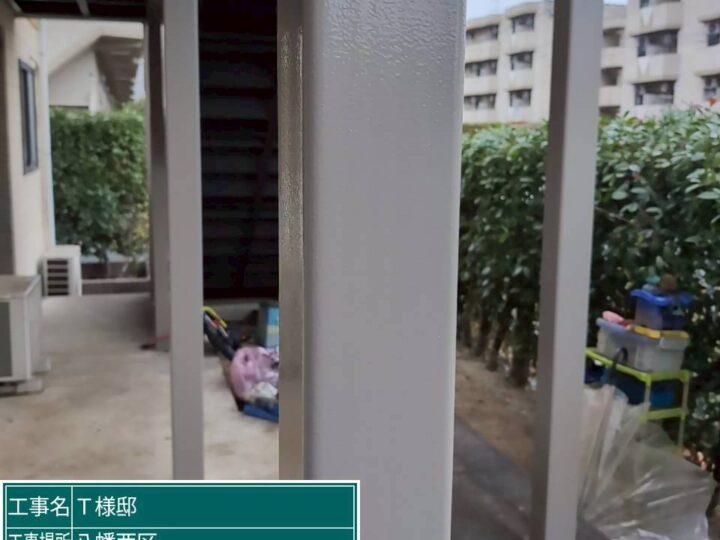 B棟 鉄骨上塗り２回目