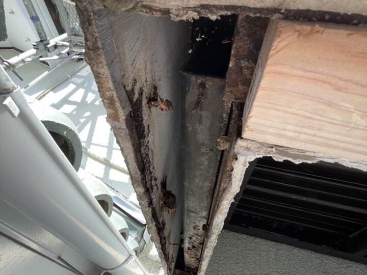 ベランダ下改修工事