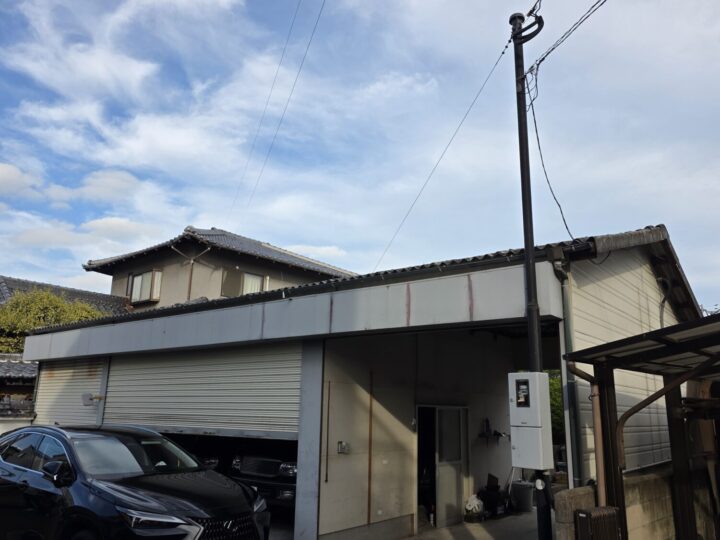 福岡県北九州市八幡西区　I様邸　倉庫　外壁・屋根塗装工事