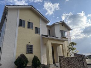 福岡県遠賀郡芦屋町　E様邸　外壁塗装・ベランダ防水工事