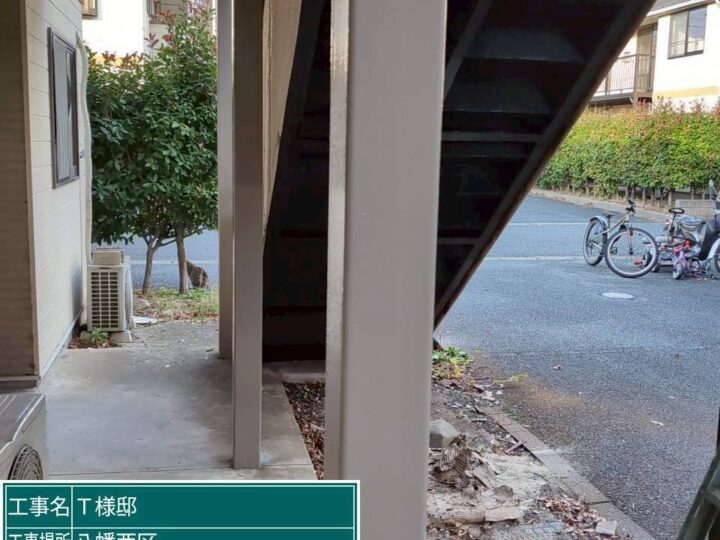 D棟 鉄骨上塗り