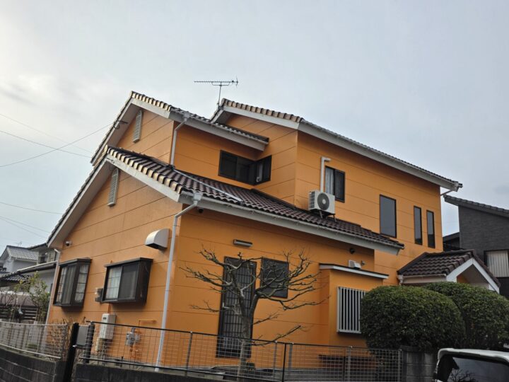 福岡県遠賀郡水巻町　Y様邸　外壁・屋根塗装工事