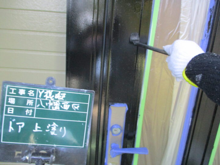 ドア上塗り