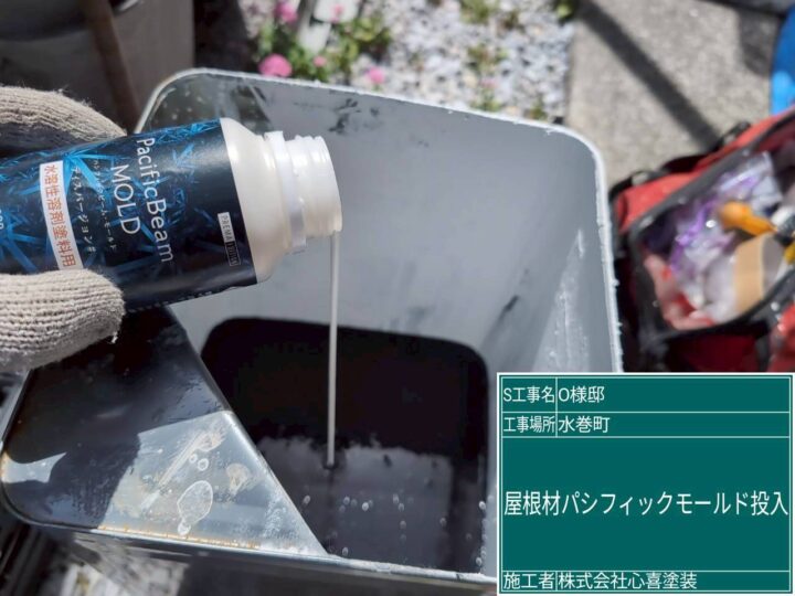 壁材パシフィックモールド投入