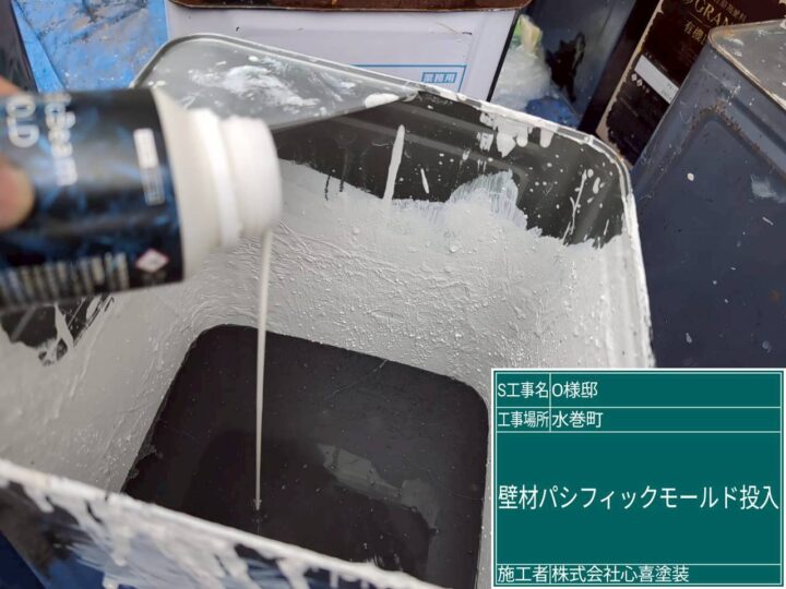 壁材パシフィックモールド投入