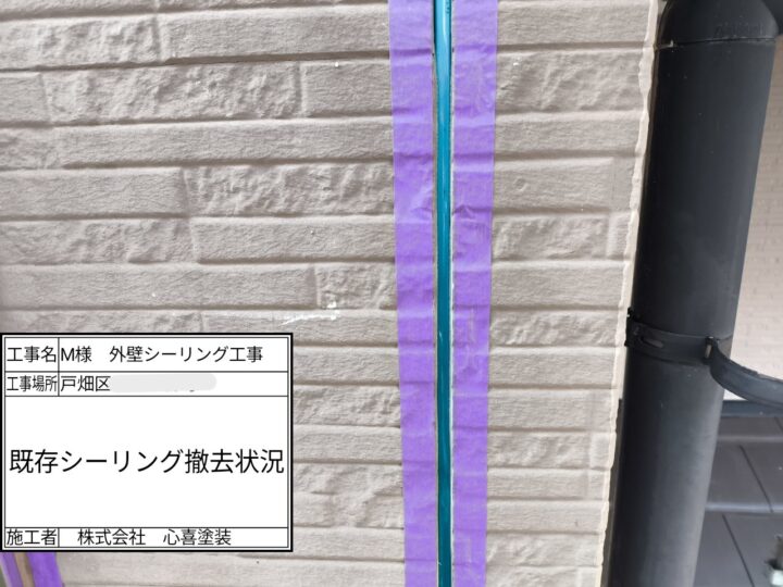 既存ｼｰﾘﾝｸﾞ撤去