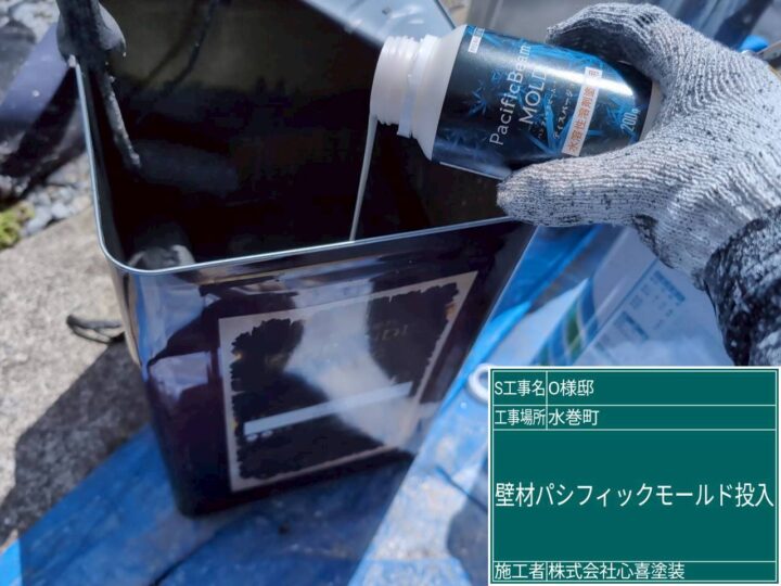 壁材パシフィックモールド投入