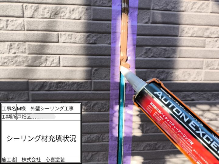ｼｰﾘﾝｸﾞ剤充填