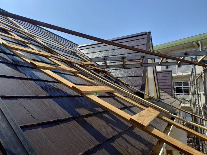 屋根棟板金工事