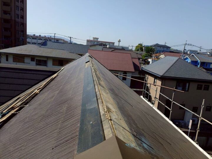 屋根棟板金工事