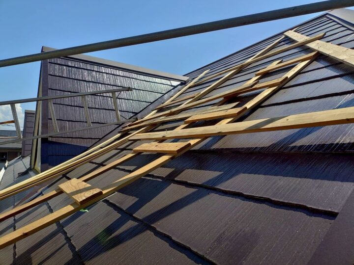 屋根棟板金工事