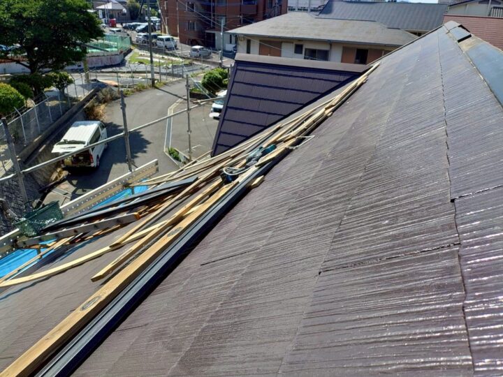 屋根棟板金工事