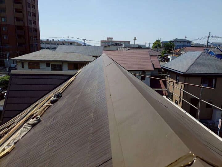 屋根棟板金工事