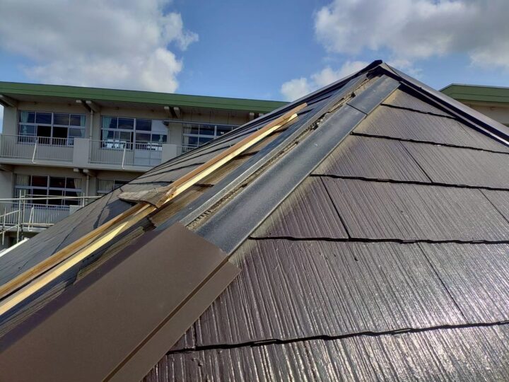 屋根棟板金工事