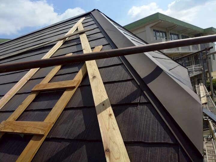 屋根棟板金工事