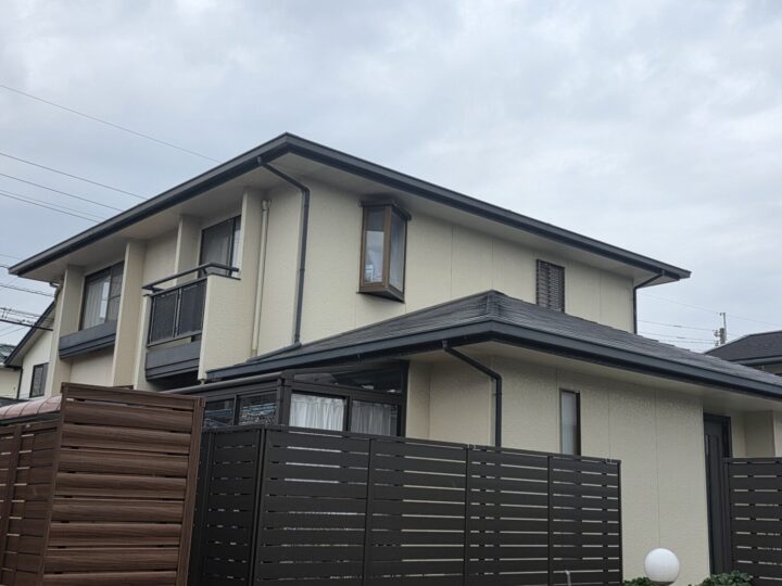 北九州市若松区　K様邸　外壁塗装・屋根カバー工事