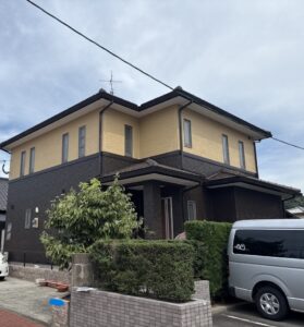 中間市　Ｙ様邸　外壁・屋根板金塗装工事　