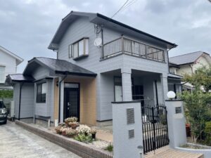 北九州市若松区　W様邸　外壁塗装・屋根塗装・ ﾍﾞﾗﾝﾀﾞ防水工事