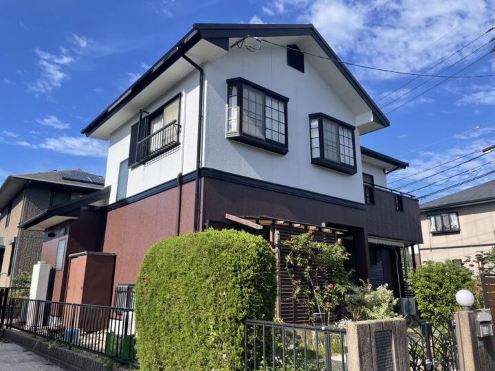北九州市若松区　Ｍ様邸　外壁塗装・屋根カバー工事・ベランダ防水工事